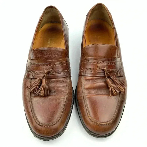 Murphy mens loafers sz 10.5 brown Italian leather main image 14